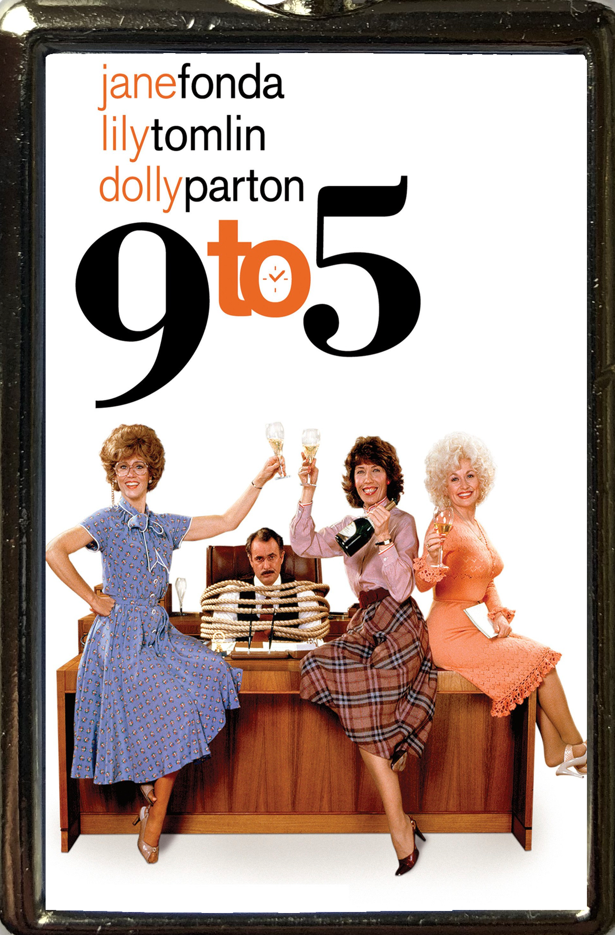 9 to 5 Dolly Parton Metal Keyring – High-Quality Keychain with Vibrant Colors – Perfect Gift for Dolly Fans
