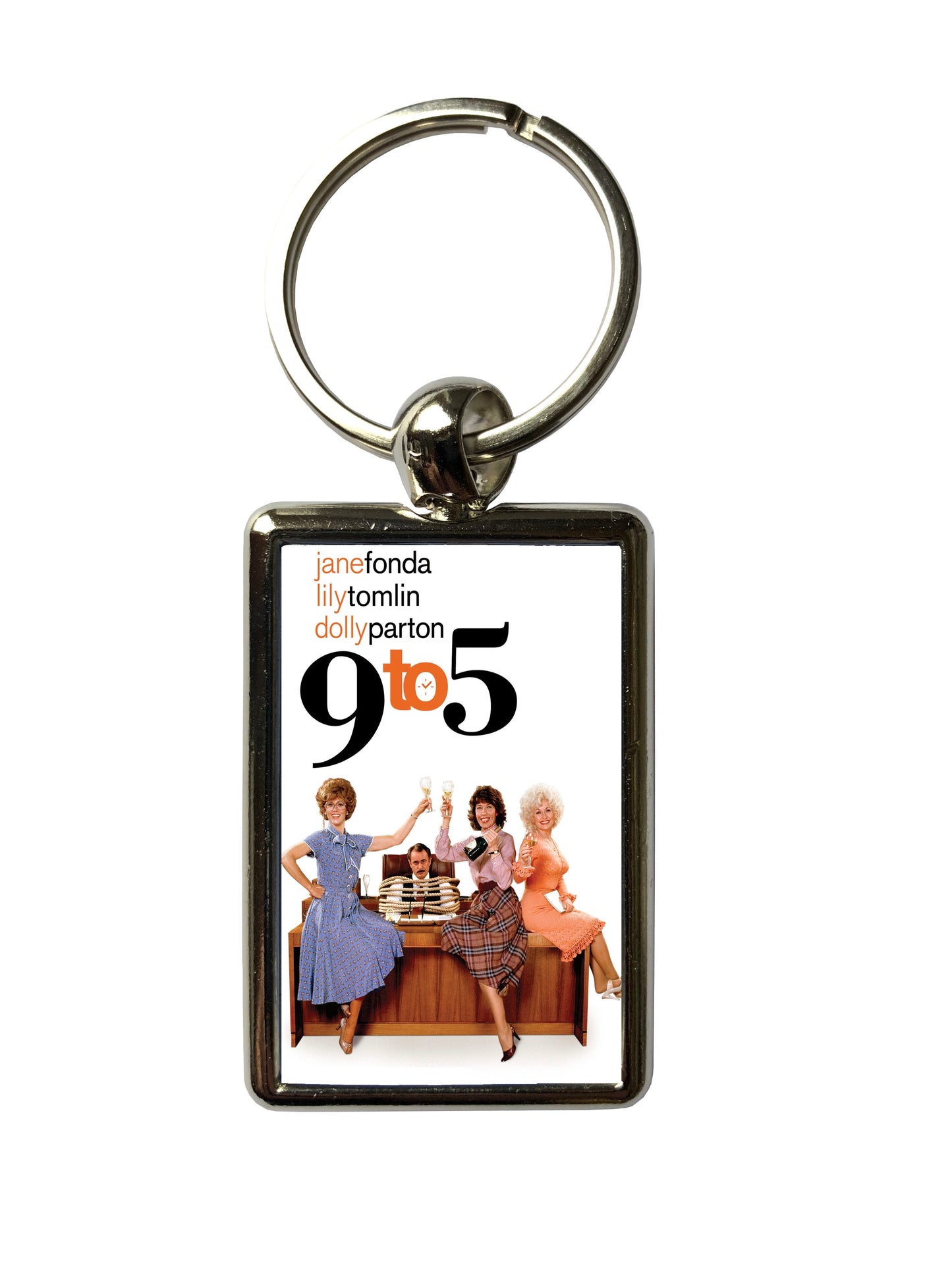 9 to 5 Dolly Parton Metal Keyring – High-Quality Keychain with Vibrant Colors – Perfect Gift for Dolly Fans