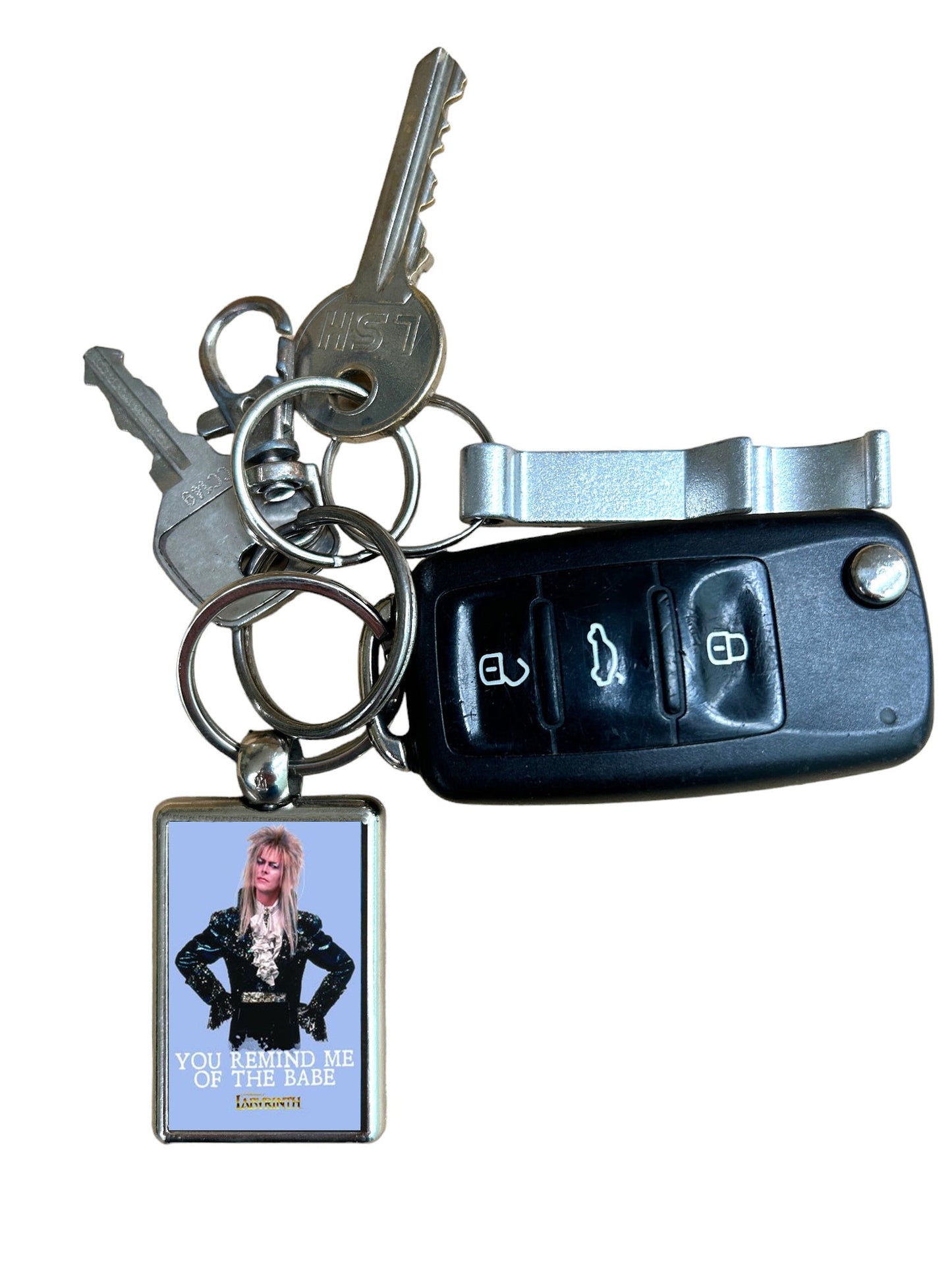 Labyrinth David Bowie Metal Keyring – High-Quality Keychain with Vibrant Colors