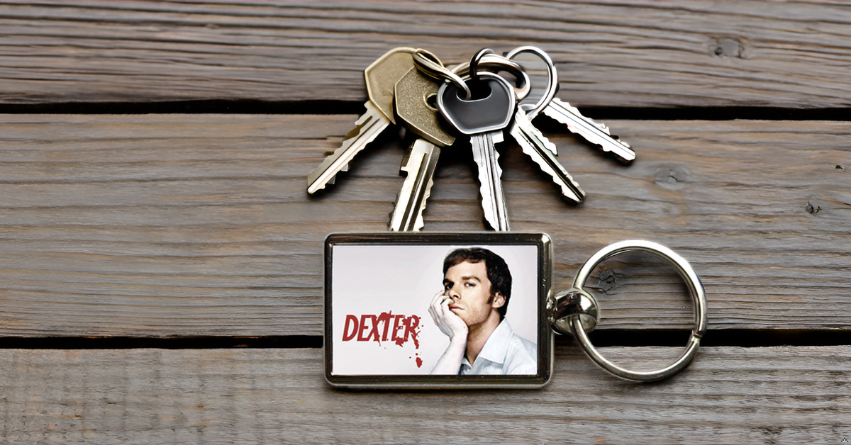 Dexter Metal Keyring – High-Quality Keychain with Vibrant Colors