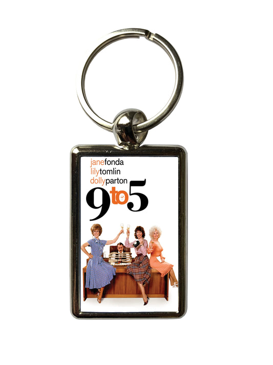 9 to 5 Dolly Parton Metal Keyring – High-Quality Keychain with Vibrant Colors – Perfect Gift for Dolly Fans
