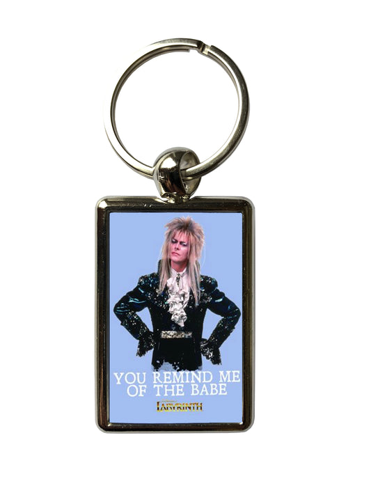 Labyrinth David Bowie Metal Keyring – High-Quality Keychain with Vibrant Colors